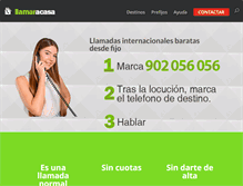 Tablet Screenshot of llamaracasa.com